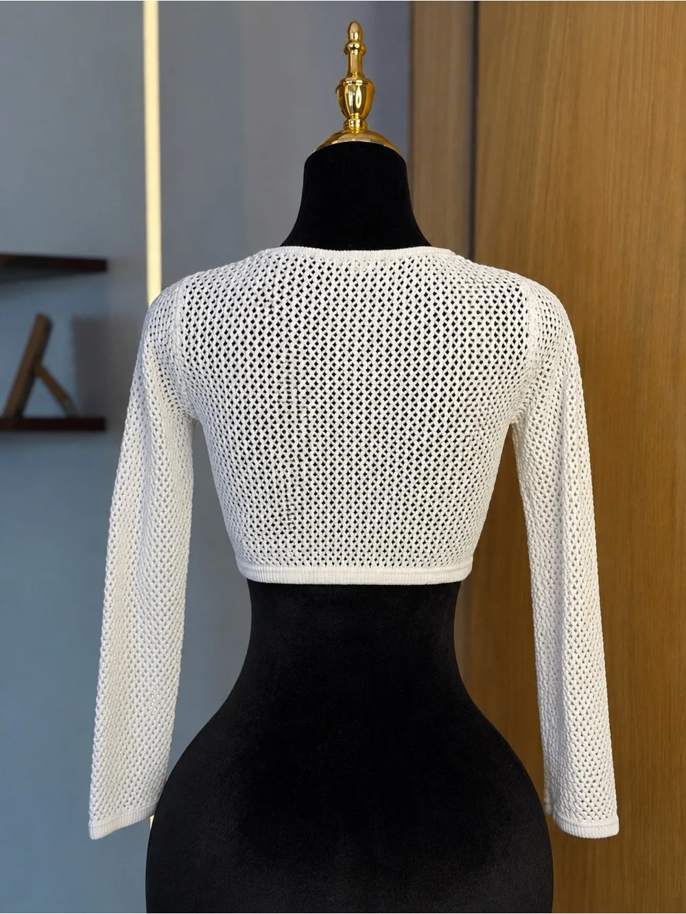Zara Coastal Granddaughter Long Sleeve Bolero Crochet Top | Coastal Muse